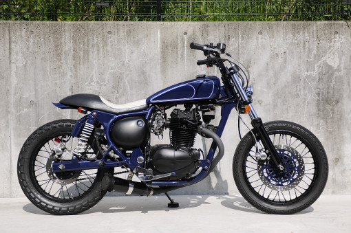 エストレア250 オールドルックなダートトラックスタイルカスタムSR400